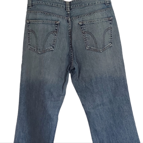 Dolce Gabbana Size 33 Blue Stonewash Distressed Poem Jeans Made In Italy - Picture 5 of 14